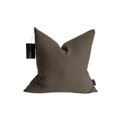 Linen Reversible Pillow Cover