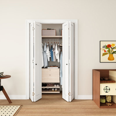 Porte de placard pliante intérieure 48 po x 80 po 1 panneau