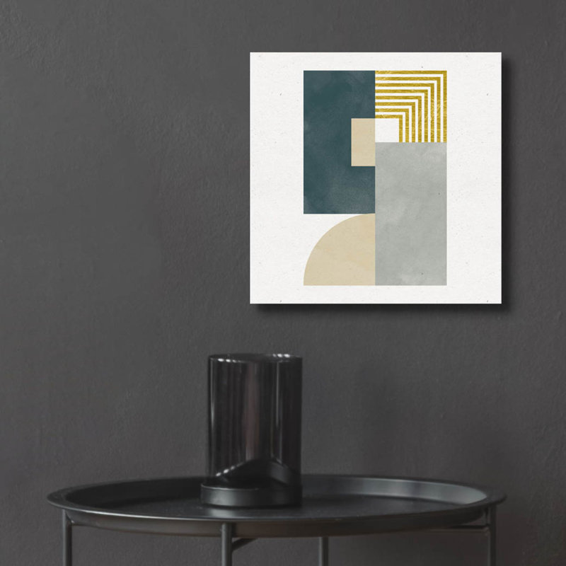 «Deco Glam 2 Sq» par Moira Hershey, art mural en verre acrylique, H 12 po x l 12 po x P 0,13 po