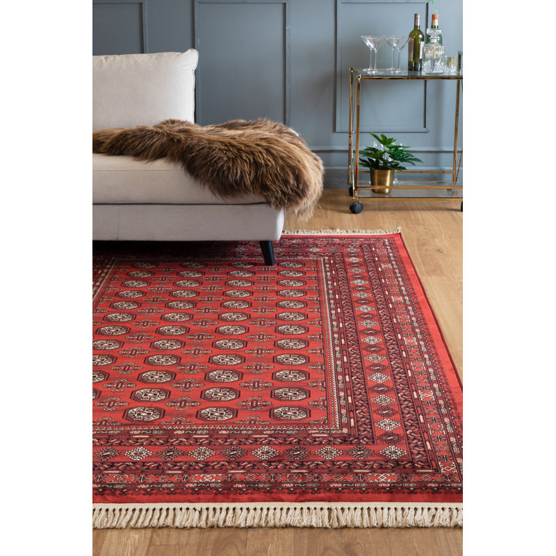 Bishoy Viscose Area Rug, Rectangle 200cm x 290cm