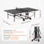 Table de tennis de table pliable Ping Pong