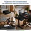 Bureau assis-debout électrique Rise Up à double moteur avec plateau en bambou-803472718-757325553