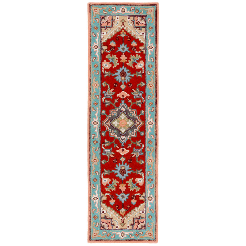 Omere Hand Tufted Wool Pile Oriental Rug, Runner 2'3" x 8'