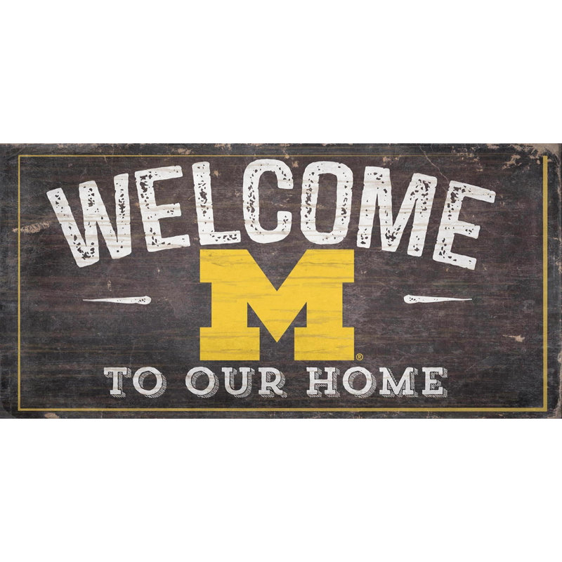 Décoration murale ncaa welcome, Wolverines du Michigan