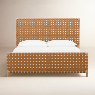 Colleen Genuine Leather Bed