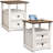 Deiren 2-Drawer Manufactured Wood Nightstands with Storage and Built-in Outlets-665151695
