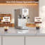 15 Bar Semi-Automatic Strong Coffee Coffee Machine 1300W – Stainless Steel, Steam Wand, Pressure Gauge, 1.5L Tank, Fast Heat, For Cappuccino, Latte, Macchiato – Home & Office