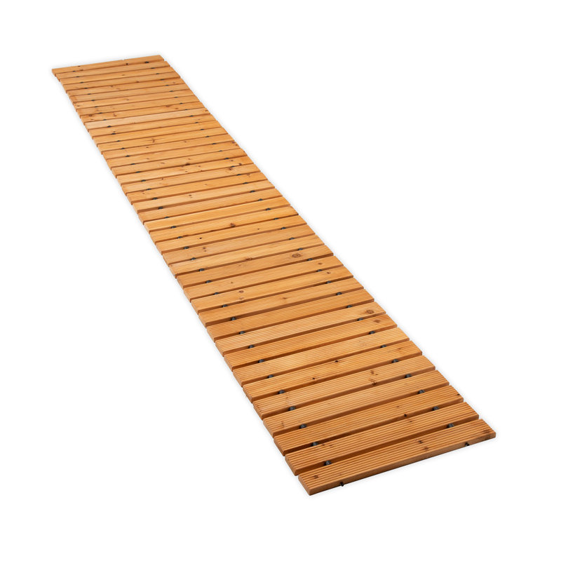 Allée droite en bois Henslee, Chêne, H 0,62 po x l 18 po x P 96 po