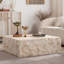 Table basse Canapé rétro en fausse pierre Tables basses pré-modernes Table basse beige pour salon Bureau