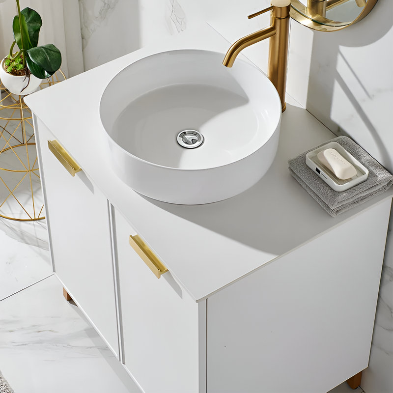 Ensemble de meuble-lavabo simple 30 po 2 portes Modern