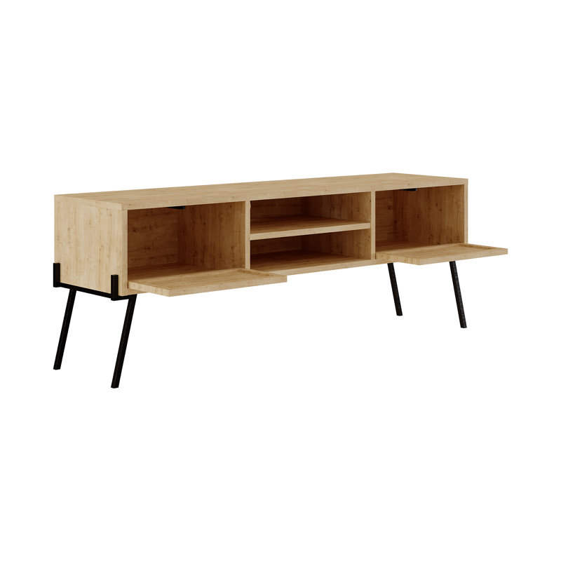 Bonita 2 Door TV Unit Stand for TVs up to 49", Oak