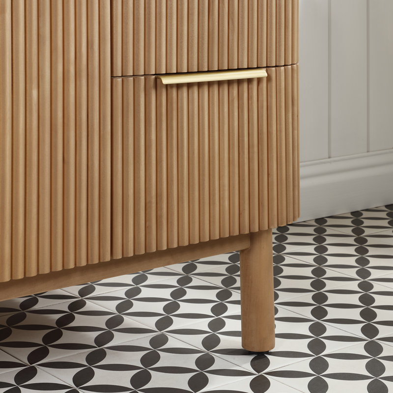 Kensington 48" Bathroom Vanity in Fluted Birch, Reeded Birch