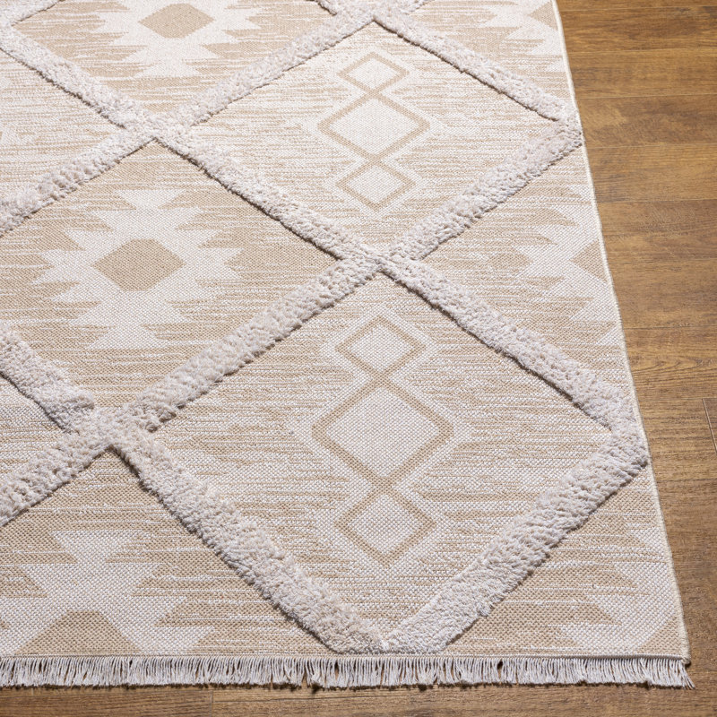 Himzo Performance Cotton Southwestern Indoor Rug, Runner 2'6" x 7'3"