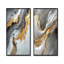 Abstrait marbre dans les tons de gris et d'or I - ensemble d'art mural en marbre 2 pièces-1303377411-1303377424-1303377430
