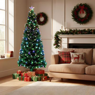 Lighted Artificial Christmas Tree