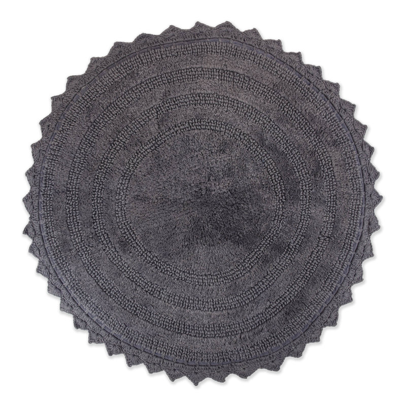 Lisk Bath Rug, Gray