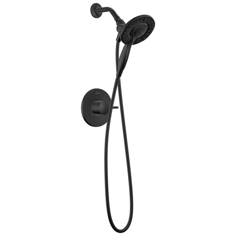 Garniture de douche seulement pour moniteur 14 Series avec douche à main In2ition, Noir mat