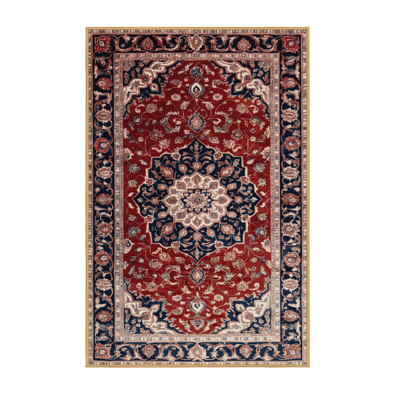 Tapis brun lavable à la machine, Rectangulaire 8 pi x 12 pi