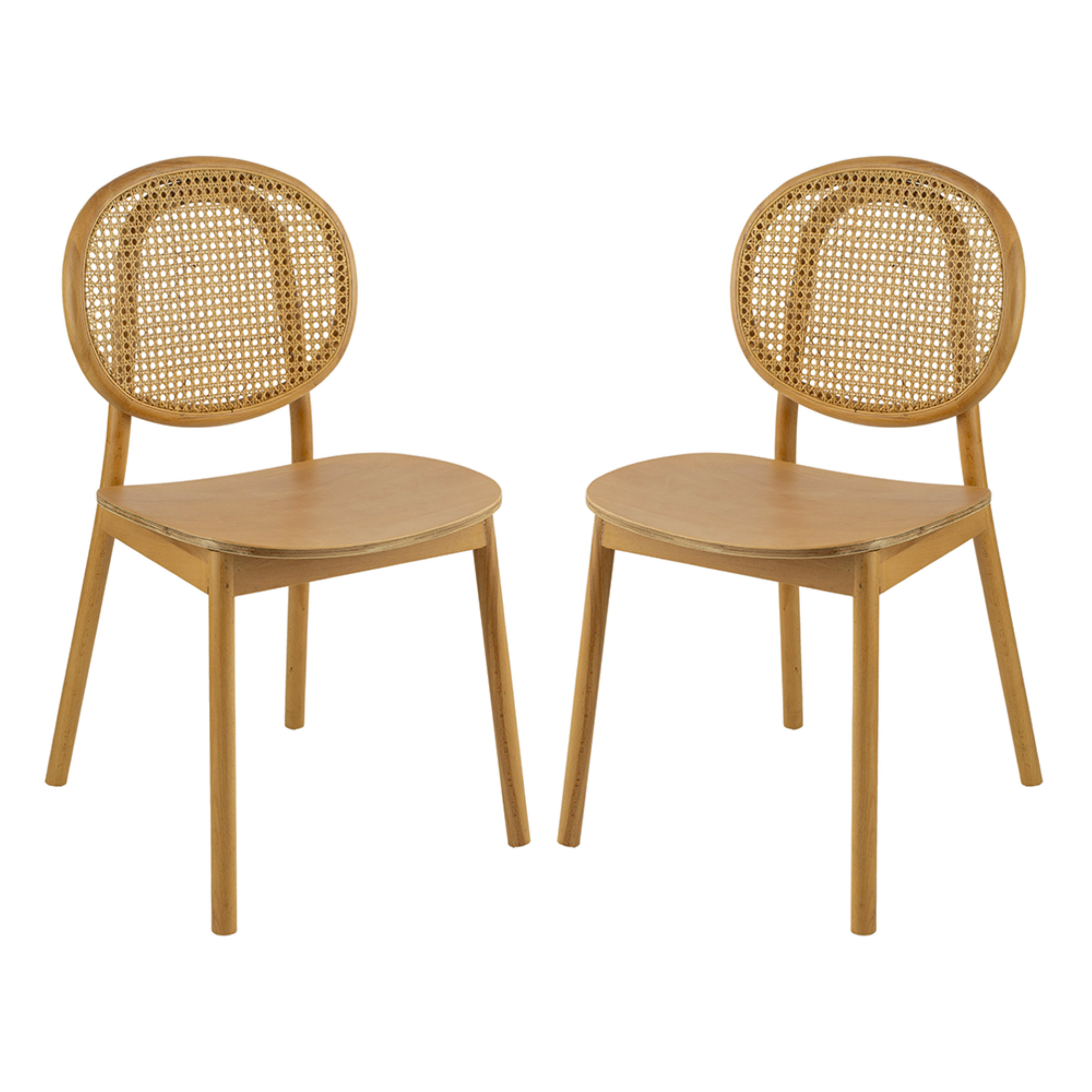 Beechwood Straight Back Chairs (Set of 2) - 12