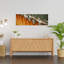«Abstract Beach Waves», art mural côtier abstrait et vibrant contemporain-220530447