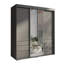 Armoire grise 71 "avec miroir Monaco 71"-1337071385