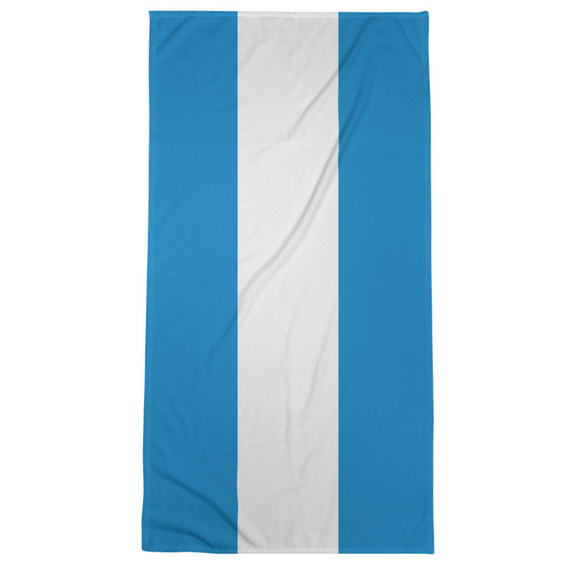 Microfiber Bath Towel, Tennessee Red Football Steel Blue