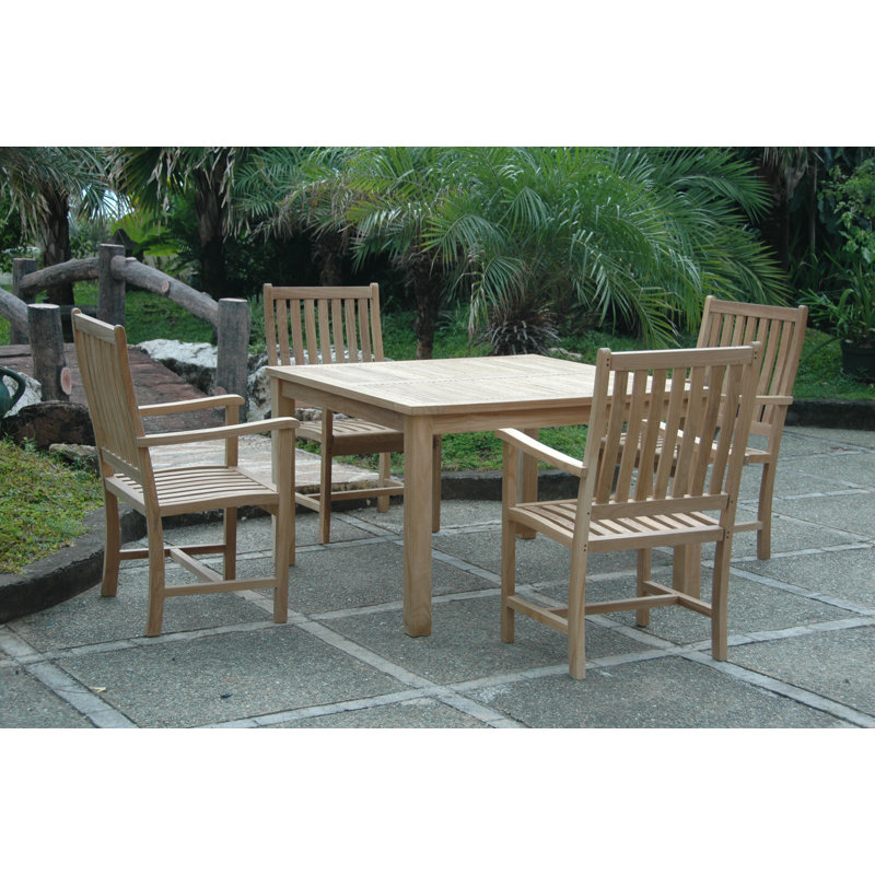 Windsor Outdoor 3 - Piece Teak Dining Set
