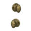 Siena Passage Door Knob with Rosette-7068352