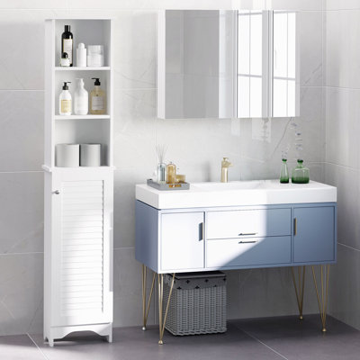 Neely Badezimmer Hochschrank Mit Höhenverstellbarem Regal