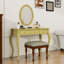 Bureau de maquillage avec miroir et tiroirs de rangement-240155980