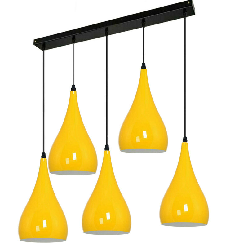 Copper 5 - Light Pendant, Yellow