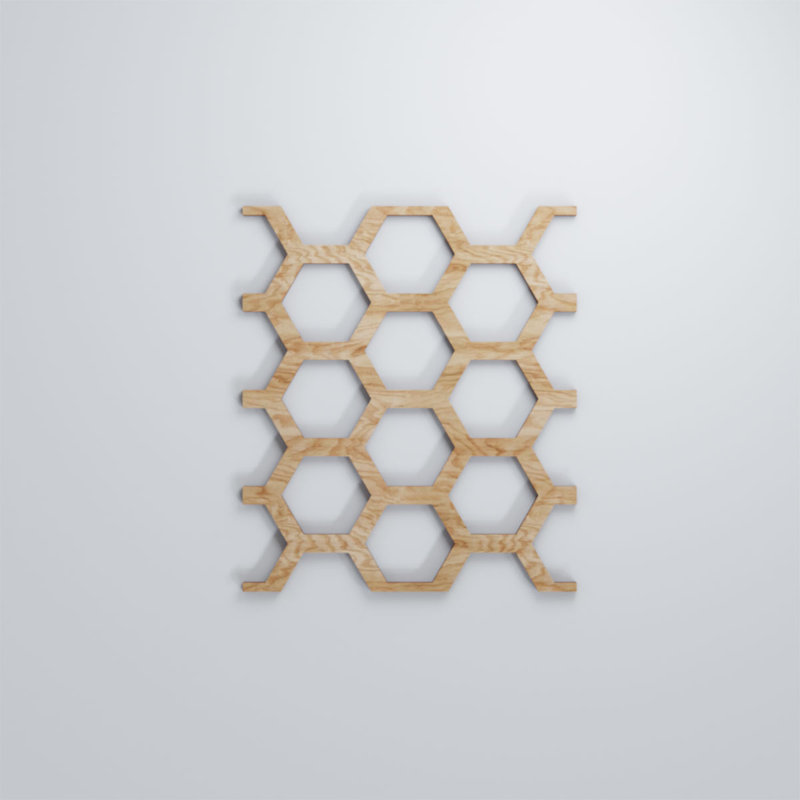 Panneaux muraux Westmore, Chêne rouge, H 11 3/8 po x l 7 1/2 po x P 3/8 po