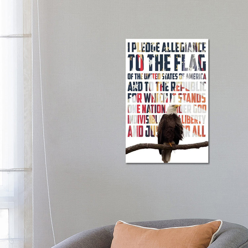 Pledge Allegiance by Kathy Mansfield - Wrapped Canvas Gallery-Wrapped Canvas Giclée, 66.04 cm H x 45.72 cm W
