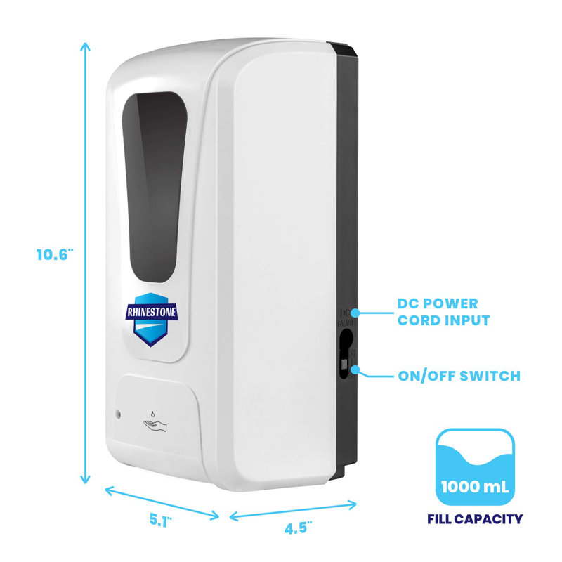 Distributeur automatique de savon et de désinfectant pour les mains
