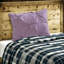 Ensembles de literie glamour, édredon en polyester, conception métallique nervurée pour la chambre à coucher
