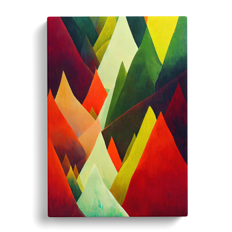 Forest Colour Field - Wrapped Canvas, 50cm H x 35cm W x 3cm D