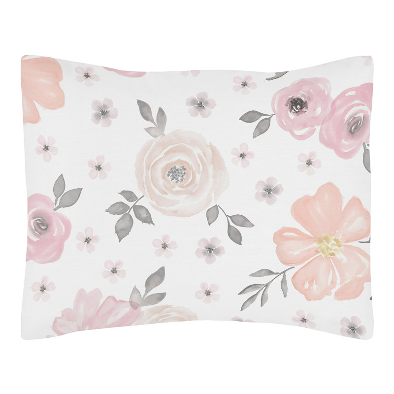 Watercolor Floral Toddler Bedding Set