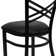 Chaises de restaurant en métal Prompton Modern "X" par Flash Furniture