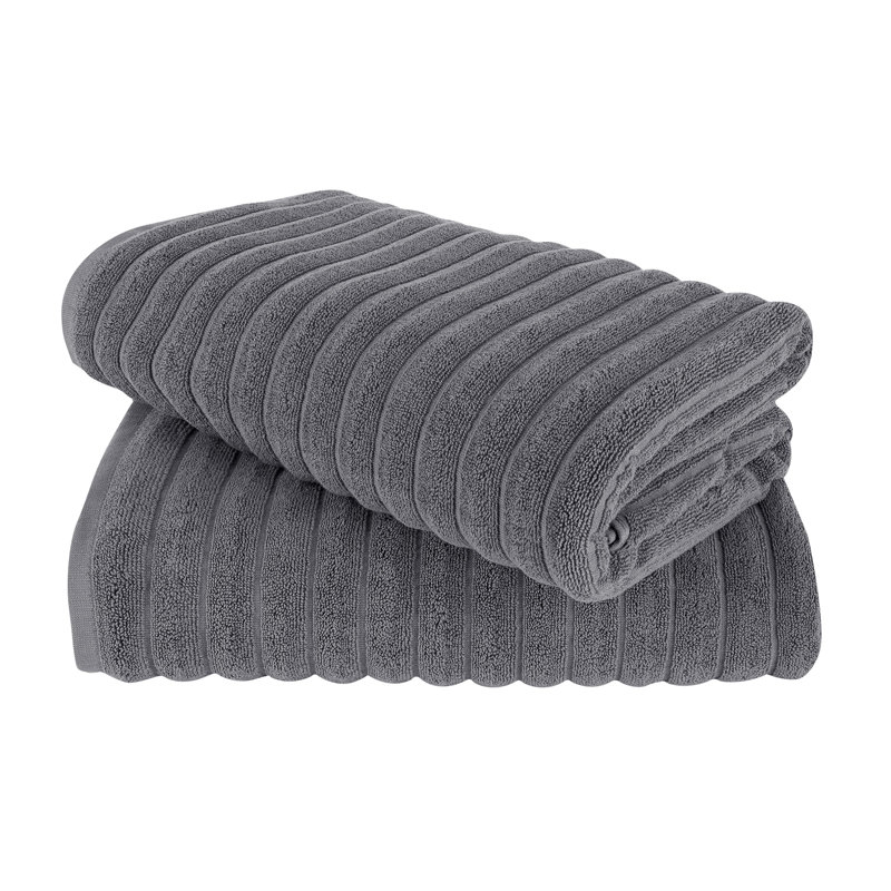 Odyle Turkish Cotton Bath Sheet, Gray
