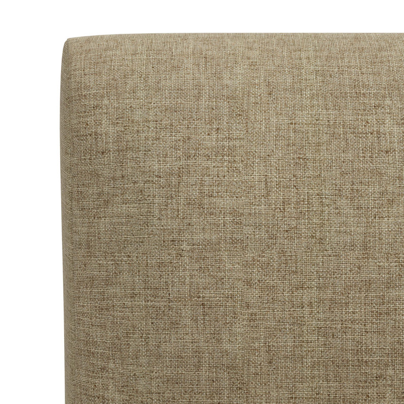 Chaise rembourrée Mendy, Lin texturé naturel Zuma