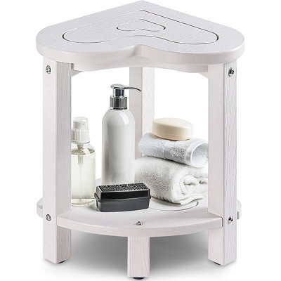 Corner Shower Stool For Inside Shower - Waterproof Corner Shower...