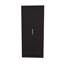 Armoire double portes, tringle suspendue et tablettes intérieures, garde-robe moderne autoportante