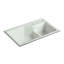 Indio® 33" L x 21.125" W Double Basin Undermount Kitchen Sink with Accessories-1855538849-1862850630