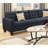 Modular Sectional Polyfiber 4Pcs Sectional Sofa LAF And RAF Loveseats Corner Wedge Armless Chair Tufted Cushion Couch-913884993