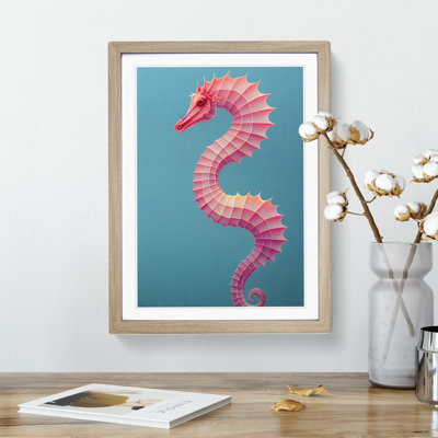 Profile Of A Seahorse No.2 - Single Picture Frame Print
