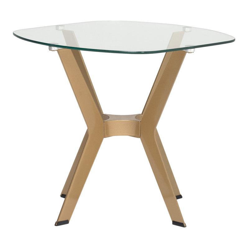 Table de bout en verre Fleischmanns