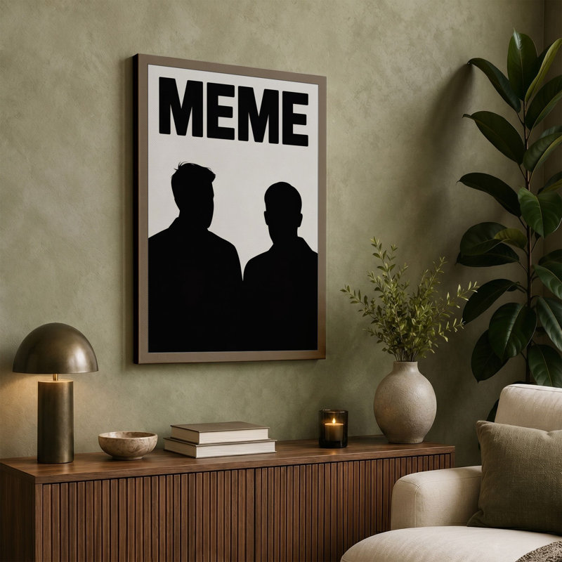 Print, 24x16 - 61.0 x 40.6 cm, Teal Border