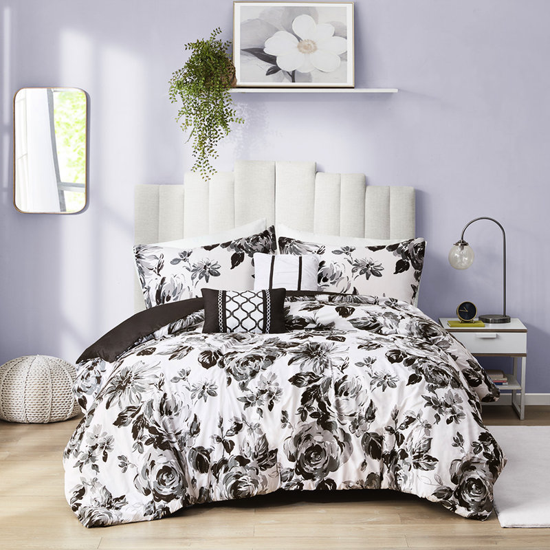 Housse de couette Chic Chic avec intérieur brossé doux et imprimé de taies décoratives assorties