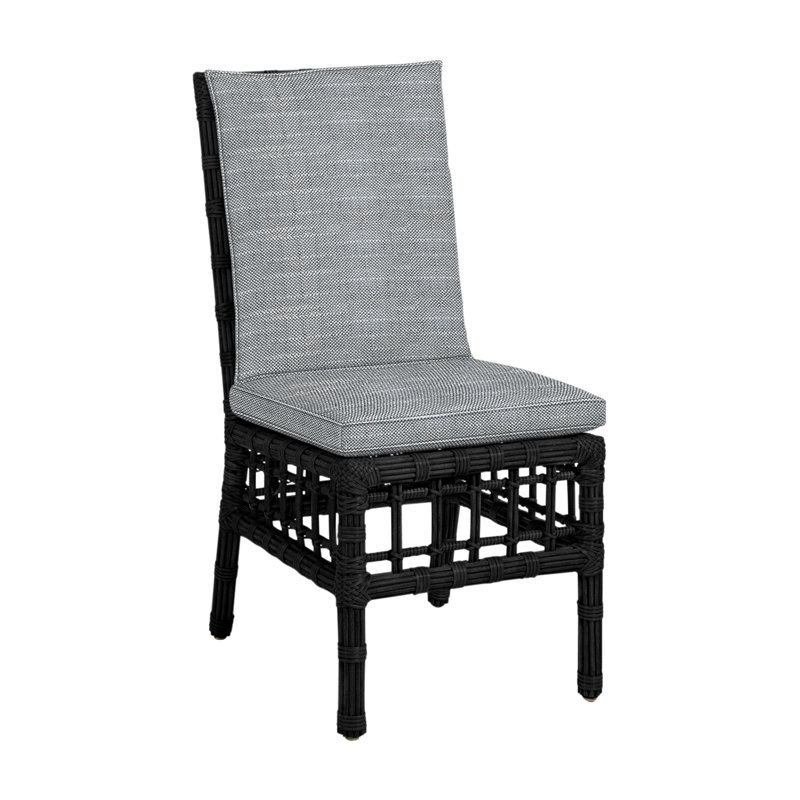 Chaise d'appoint Newport Woven - Toile de jute, Welt, Argent Rollo, Toile de jute Newport # 66
