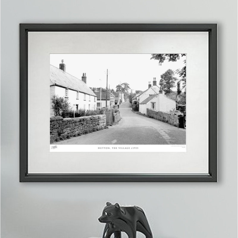Hutton, The Village C1955 - Single Picture Frame Print, 60cm H X 80cm W x 2cm D